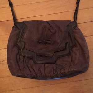 Vintage brown leather purse